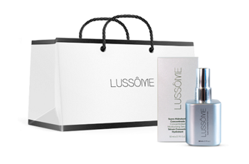 Serum hidratante concentrado Lussome de FUXION disponible en Alemania
