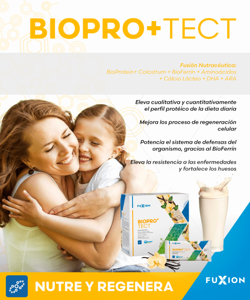 ¿como y donde comprar BIOPRO TECT FUXION? batido proteina que proporciona nutrientes para ayudar a reforzar salud sistema inmunologico y defensas