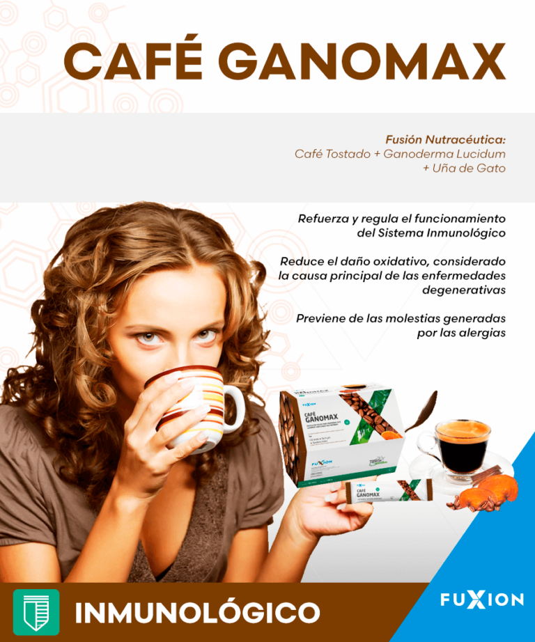 Cafe Ganomax Fuxion Reishi Lingzhi Ganoderma Lucidum U A De Gato